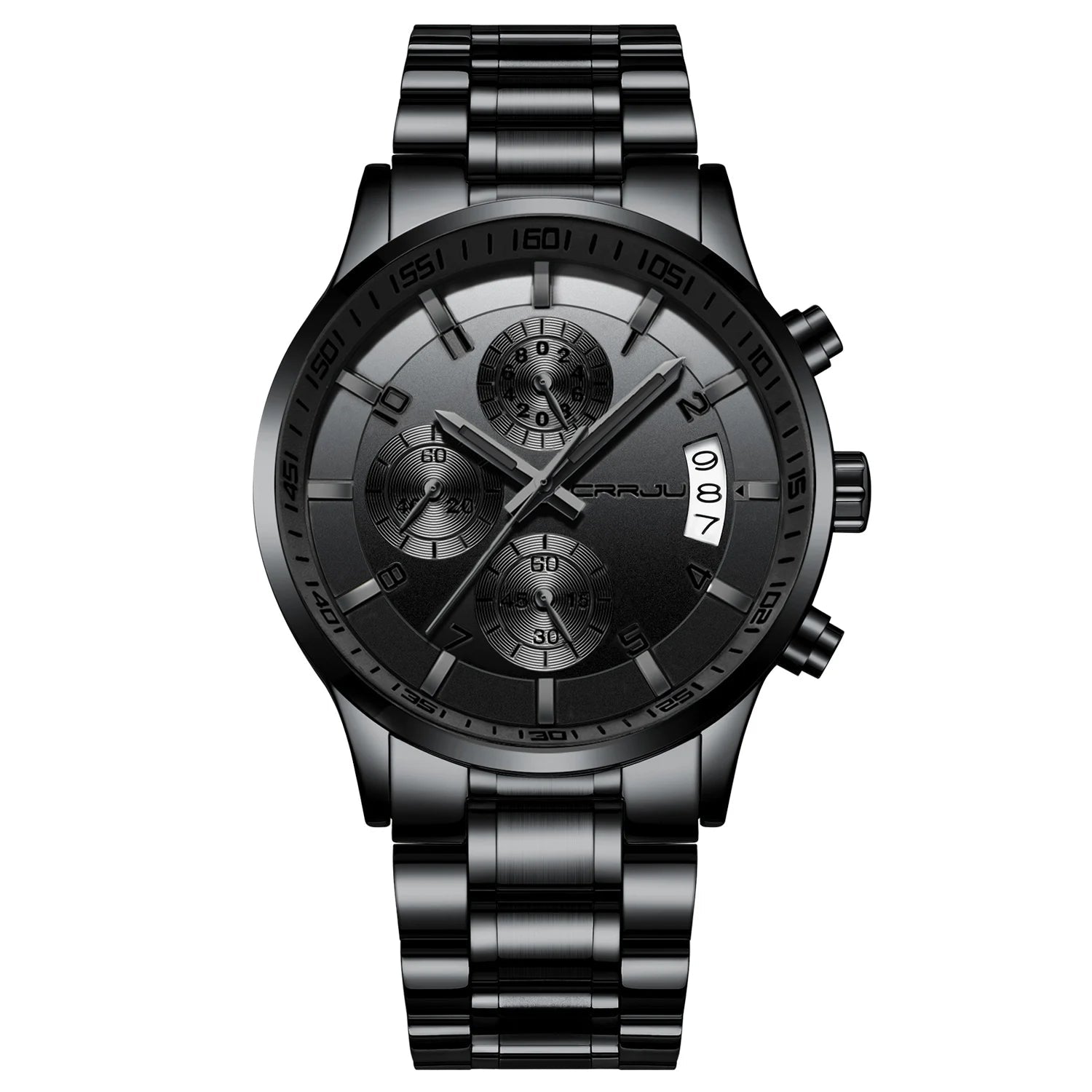 Relógio Masculino CRRJU Ignis Black