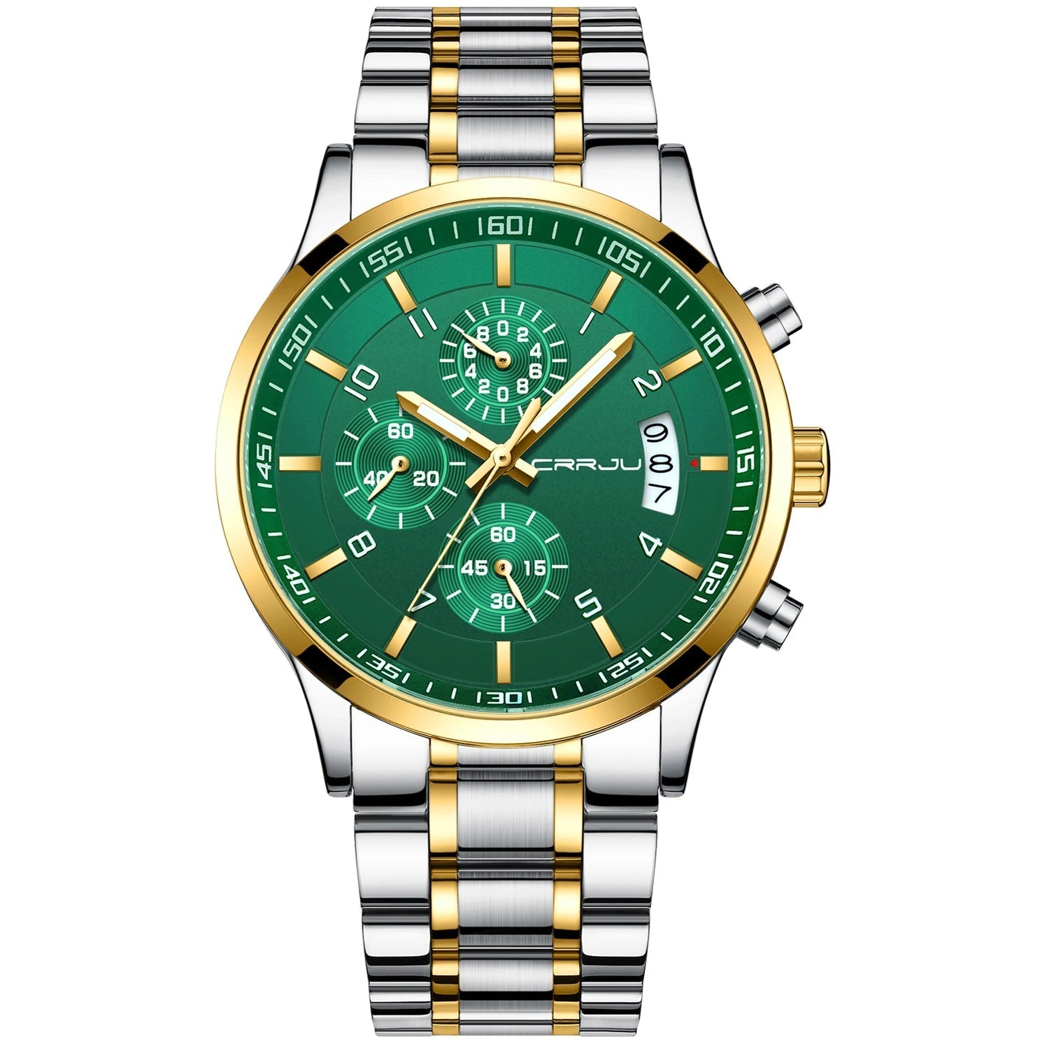 Relógio Masculino CRRJU Ignis Gold