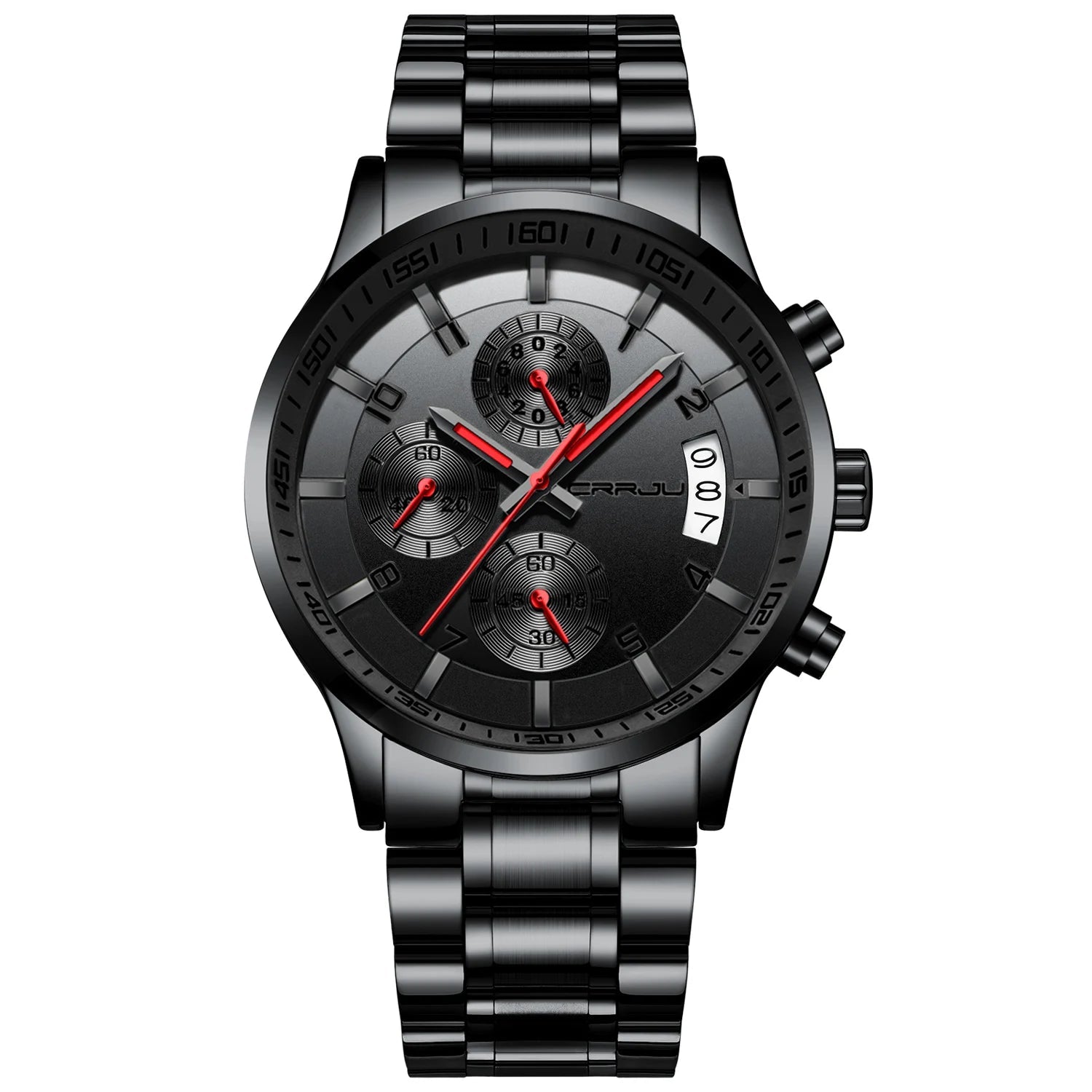 Relógio Masculino CRRJU Ignis Black