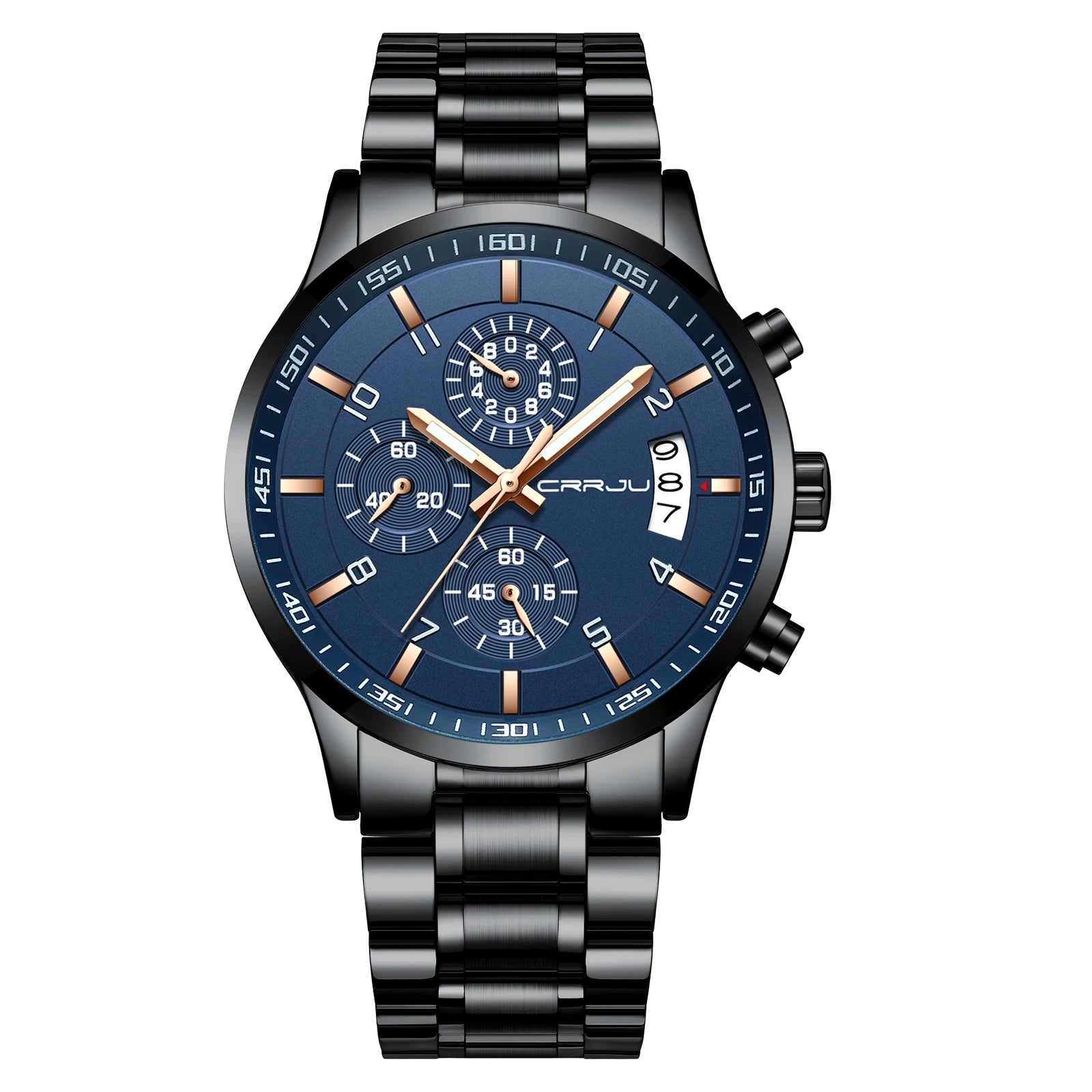 Relógio Masculino CRRJU Ignis Black