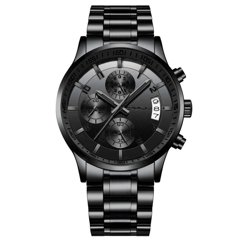 Relógio Masculino CRRJU Ignis Black
