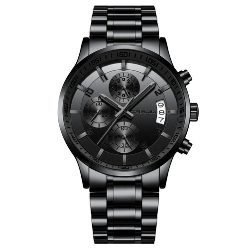 Relógio Masculino CRRJU Ignis Black