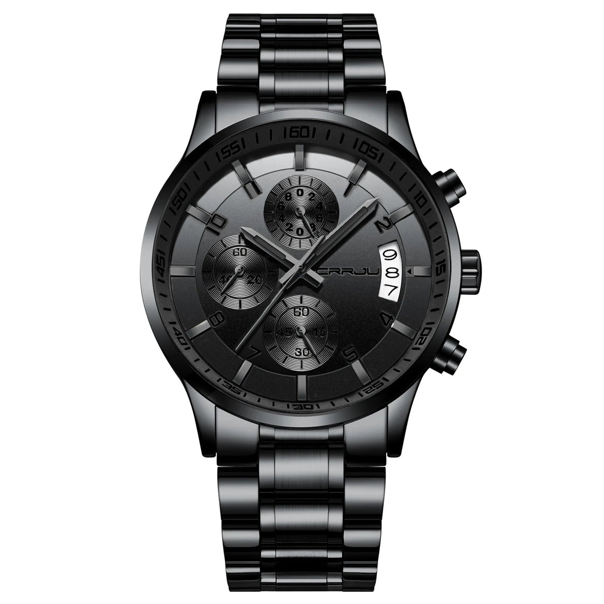 Relógio Masculino CRRJU Ignis Black