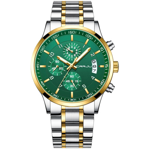 Relógio Masculino CRRJU Ignis Gold