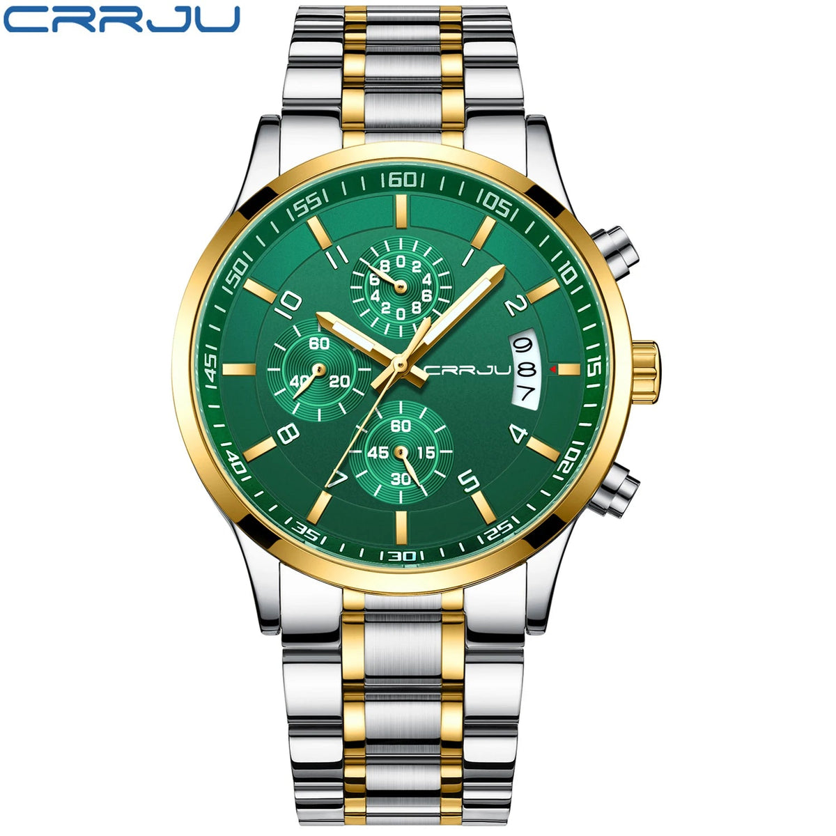Relógio Masculino CRRJU Ignis Gold
