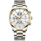 Relógio Masculino CRRJU Ignis Gold