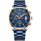 Relógio Masculino CRRJU Ignis Gold