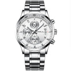 Relógio Masculino CRRJU Ignis Silver