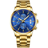 Dourado com Azul