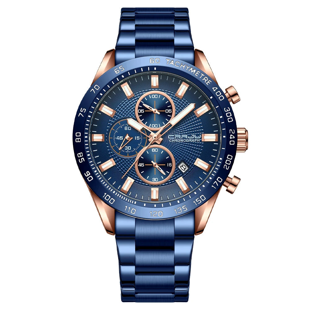 
Relógio Masculino CRRJU Velocity – Design esportivo, robusto e sofisticado para o dia a dia.

